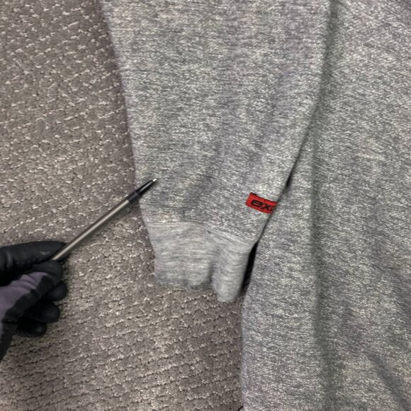 Vintage Y2K 90s Exco Jeans Scorpion Hoodie Men's Large Gray - Picture 9 of 16